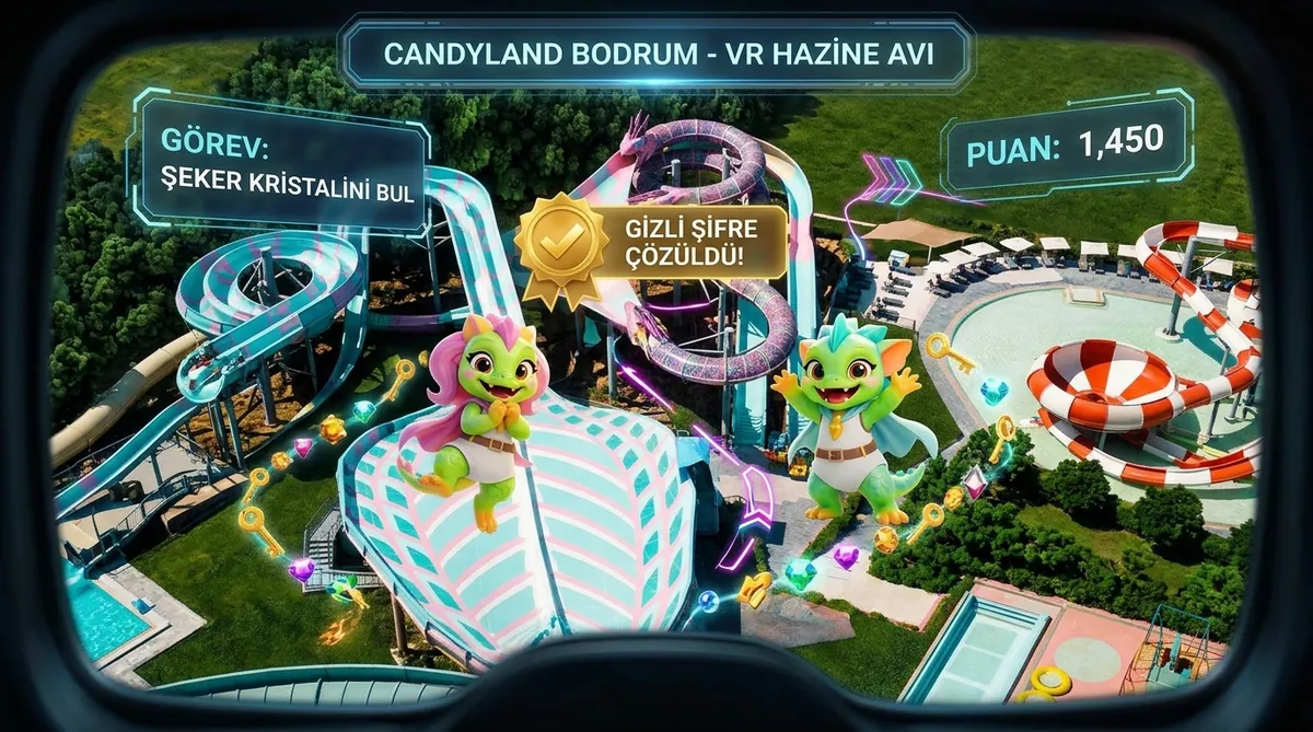 Candyland VR Su Kaydırağı Hazine Avı Deneyimi